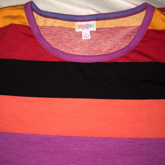 LuLaRoe Striped Classic T - Picture 3 of 3